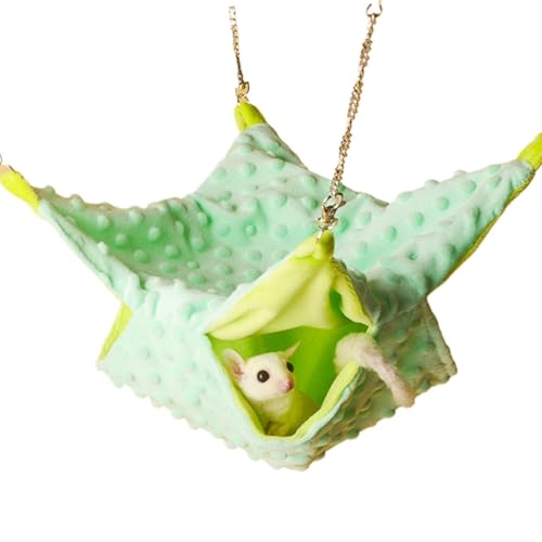 Wrohto Hammock for Guinea Pigs, Hamster Hammock Bed, Ferret Bed Hammock, Chinchilla Bed Swing, Squirrel Bed Hammock, Double Layer Chinchilla Hammock, Small Animal Cage Accessories, Cozy Pet Hammock Wrohto Hammock for Guinea Pigs, Hamster Hammock Bed, Ferret Bed Hammock, Chinchilla Bed Swing, Squirrel Bed Hammock, Double Layer Chinchilla Hammock, Small Animal Cage Accessories, Cozy Pet Hammock von Wrohto