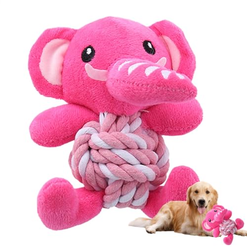 Wrohto Indestructible Dog Chew Toy, Squeaky Toys Teething Plush Animals, Interactive Dog Squeakers, Cotton Rope Cute Dolls, Pet Supplies for Small, Medium & Large Breeds, Durable and Safe Wrohto Indestructible Dog Chew Toy, Squeaky Toys Teething Plush Animals, Interactive Dog Squeakers, Cotton Rope Cute Dolls, Pet Supplies for Small, Medium & Large Breeds, Durable and Safe von Wrohto