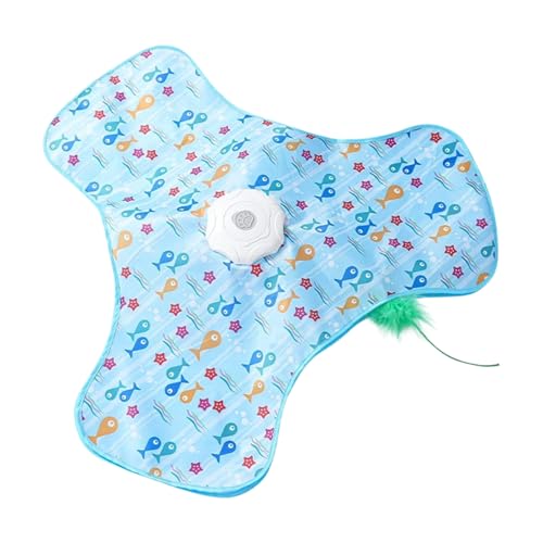 Wrohto Interactive Cat Toys, Automatic Rechargeable Concealed Motion Toy for Cats, Engaging Pet Supplies for Playtime, Mental Stimulation, Entertainment at Home, Daily Feline Activity von Wrohto