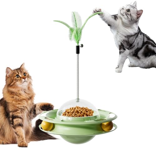 Wrohto Interaktives Windmühle Katzenspielzeug, 4 in 1 Kätzchen Spielzeug, Leckerli Spender Spielzeug, Slow Food Dispenser Katzenspielzeug, Interaktives Katzenball Spielzeug, Indoor Katzenspielzeug, Wrohto Interaktives Windmühle Katzenspielzeug, 4 in 1 Kätzchen Spielzeug, Leckerli Spender Spielzeug, Slow Food Dispenser Katzenspielzeug, Interaktives Katzenball Spielzeug, Indoor Katzenspielzeug, von Wrohto