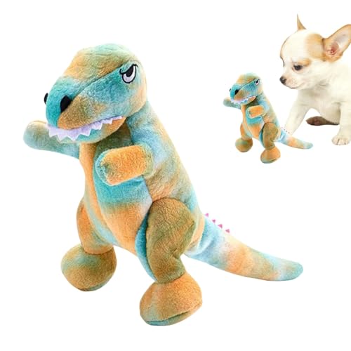 Wrohto Plush Dinosaur Dog Toys, Standing Dinosaur Chew Toy with Squeaker, Bite-Resistant Teeth Cleaning Toy for Small & Medium Dogs, Durable Pet Supplies, 7 X 4 Inches, Green, 1 Pack Wrohto Plush Dinosaur Dog Toys, Standing Dinosaur Chew Toy with Squeaker, Bite-Resistant Teeth Cleaning Toy for Small & Medium Dogs, Durable Pet Supplies, 7 X 4 Inches, Green, 1 Pack von Wrohto