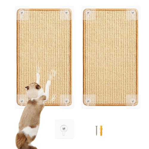 Kratzmatte Katze 30 * 60cm, 2 Stück Katzen kratzmatte Sisal, Kratzbrett Wand, Kratzwand für Katzen, Kratzbretter Katze, Kratzschutz Sofa Katze für Sofa Möbel Tür Kratzschutz Kratzmatte Katze 30 * 60cm, 2 Stück Katzen kratzmatte Sisal, Kratzbrett Wand, Kratzwand für Katzen, Kratzbretter Katze, Kratzschutz Sofa Katze für Sofa Möbel Tür Kratzschutz von Wubushan