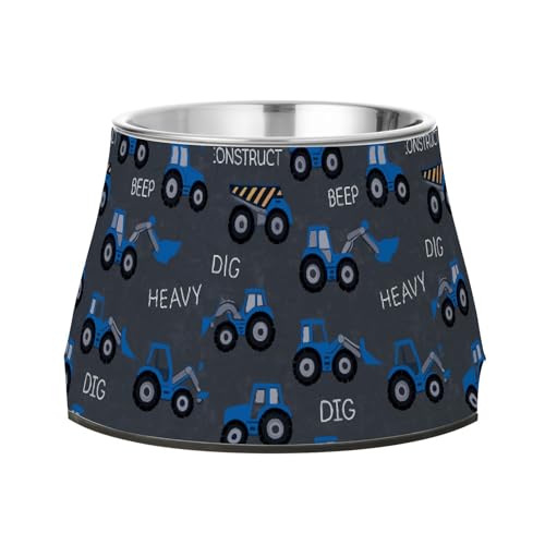 Blau Baufahrzeuge Schüssel für Hunde mit Ständer Edelstahl Katzenfutter Schalen für Hunde Katzen Kaninchen Vögel Schnurrhaare Relief Blau Baufahrzeuge Schüssel für Hunde mit Ständer Edelstahl Katzenfutter Schalen für Hunde Katzen Kaninchen Vögel Schnurrhaare Relief von Wudan