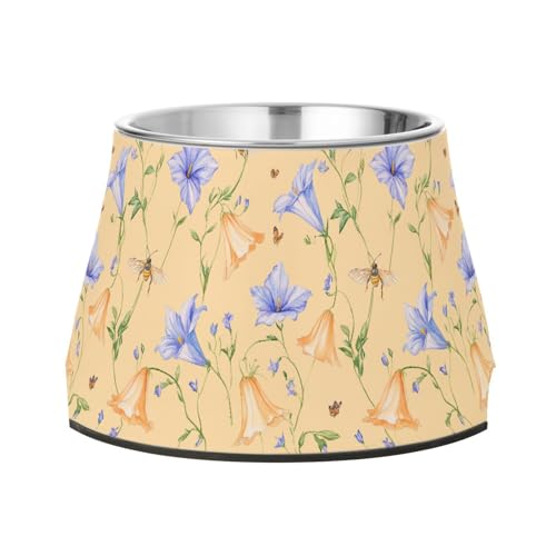 Cartoon Bellflower Pfirsich Hunde Futter Wasser Schüssel mit Ständer Edelstahl Haustiere Schüssel Ständer für Hunde Katzen Kaninchen Vögel Schnurrhaare Müdigkeit Cartoon Bellflower Pfirsich Hunde Futter Wasser Schüssel mit Ständer Edelstahl Haustiere Schüssel Ständer für Hunde Katzen Kaninchen Vögel Schnurrhaare Müdigkeit von Wudan