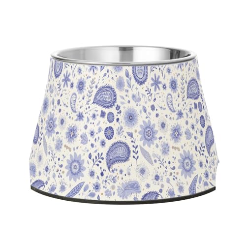 Dreamy Futternäpfe für Haustiere, ethnische Blumen, verbesserter Edelstahl, für Hunde, Katzen, Kaninchen, Vögel, Schnurrhaar, Müdigkeit Dreamy Futternäpfe für Haustiere, ethnische Blumen, verbesserter Edelstahl, für Hunde, Katzen, Kaninchen, Vögel, Schnurrhaar, Müdigkeit von Wudan
