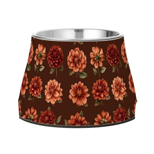 Fressnapf für Hunde, Vintage-Design, Terrakotta, rutschfest, Edelstahl, für langsames Füttern, Schnurrhaar, Müdigkeit Fressnapf für Hunde, Vintage-Design, Terrakotta, rutschfest, Edelstahl, für langsames Füttern, Schnurrhaar, Müdigkeit von Wudan