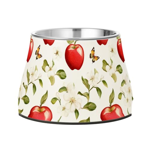 Funny Apples Fruit White Dogs Futternäpfe für Hunde, Katzen, Kaninchen, Vögel, rutschfest, Edelstahl, für Katzen, Kaninchen, Vögel, Schnurrhaare Funny Apples Fruit White Dogs Futternäpfe für Hunde, Katzen, Kaninchen, Vögel, rutschfest, Edelstahl, für Katzen, Kaninchen, Vögel, Schnurrhaare von Wudan