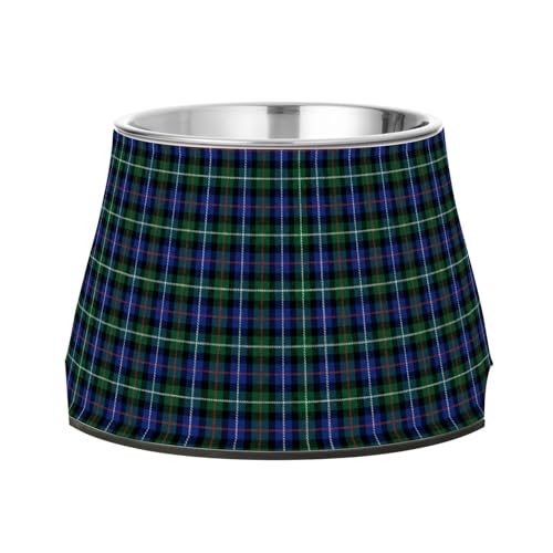 Futternapf für Haustiere, Schottenkaro-Muster, Edelstahl, für Hunde, Katzen, Kaninchen, Vögel, Schnurrhaar, Grün / Blau Futternapf für Haustiere, Schottenkaro-Muster, Edelstahl, für Hunde, Katzen, Kaninchen, Vögel, Schnurrhaar, Grün / Blau von Wudan