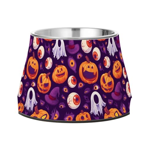 Halloween Bloody Eyes Boos Kürbis Futternapf für Hunde, Katzen, Kaninchen, Vögel, verbesserter Edelstahlnapf für Haustiere, Katzen, Kaninchen, Vögel, bequemes Füttern Halloween Bloody Eyes Boos Kürbis Futternapf für Hunde, Katzen, Kaninchen, Vögel, verbesserter Edelstahlnapf für Haustiere, Katzen, Kaninchen, Vögel, bequemes Füttern von Wudan