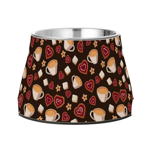 Kaffeetassen Süßigkeiten Zucker Haustiere Futternapf mit Ständer Edelstahl Wasser Futternapf für Hunde Katzen Kaninchen Vögel Schnurrhaare Müdigkeit Kaffeetassen Süßigkeiten Zucker Haustiere Futternapf mit Ständer Edelstahl Wasser Futternapf für Hunde Katzen Kaninchen Vögel Schnurrhaare Müdigkeit von Wudan