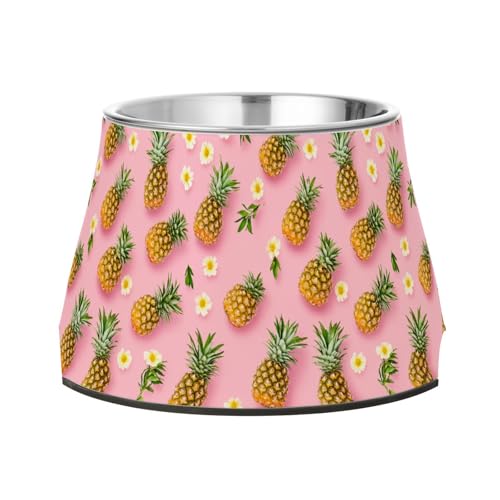 Lustige Ananas-Futternapf für Haustiere, erhöhter Futternapf, Edelstahl, für Katzen, für geliebtes Haustier, Schnurrhaar, Rosa Lustige Ananas-Futternapf für Haustiere, erhöhter Futternapf, Edelstahl, für Katzen, für geliebtes Haustier, Schnurrhaar, Rosa von Wudan