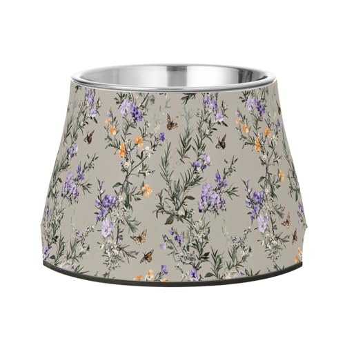 Rustikaler Futternapf für Haustiere, Rosmaringrau, verbesserter Edelstahl-Futternapf für langsames Fressen von Hunden Rustikaler Futternapf für Haustiere, Rosmaringrau, verbesserter Edelstahl-Futternapf für langsames Fressen von Hunden von Wudan