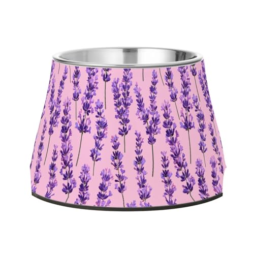 Süßer Lavendel Hot Pink Schalen für Haustiere, verbessertes Katzenfutter aus Edelstahl für langsames Füttern, Katzen, Schnurrhaar, Müdigkeit Süßer Lavendel Hot Pink Schalen für Haustiere, verbessertes Katzenfutter aus Edelstahl für langsames Füttern, Katzen, Schnurrhaar, Müdigkeit von Wudan