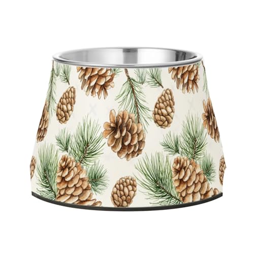 Tannenzapfen Tannenzapfen Futter Hundenapf Erhöhter Edelstahl Haustiere Basic Schalen für Hunde Katzen Kaninchen Vögel Schnurrhaare Müdigkeit Tannenzapfen Tannenzapfen Futter Hundenapf Erhöhter Edelstahl Haustiere Basic Schalen für Hunde Katzen Kaninchen Vögel Schnurrhaare Müdigkeit von Wudan