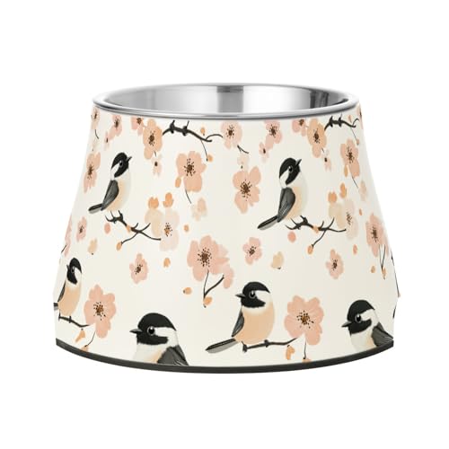 Wassernapf für Hunde, Katzen, Kaninchen, Vögel, weiße Hunde, Cartoon-Motiv, mit Ständer, Edelstahl, Katzenfutter für Hunde, Katzen, Kaninchen, Vögel, Schnurrhaare Wassernapf für Hunde, Katzen, Kaninchen, Vögel, weiße Hunde, Cartoon-Motiv, mit Ständer, Edelstahl, Katzenfutter für Hunde, Katzen, Kaninchen, Vögel, Schnurrhaare von Wudan