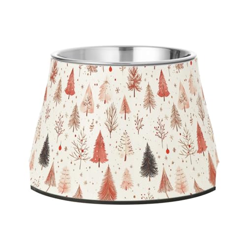 Weihnachtsbäume Schüssel für Haustiere mit Ständer Edelstahl Katzenfutter Geschirr für kleine Hunde Schnurrhaare freundlich Weihnachtsbäume Schüssel für Haustiere mit Ständer Edelstahl Katzenfutter Geschirr für kleine Hunde Schnurrhaare freundlich von Wudan