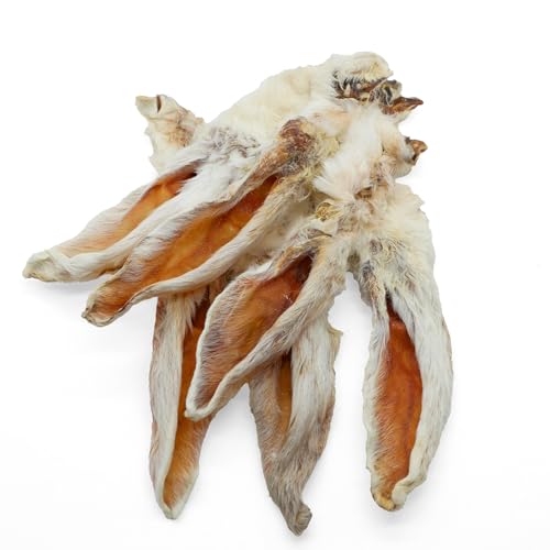 Getrocknete Kaninchenohren mit Fell, 5kg, Hasenohren für Hunde, 100% natürliches Leckerli, Barf Hundesnacks, Kauartikel Hund, Rabbit Ears von Wuffsnacks Getrocknete Kaninchenohren mit Fell, 5kg, Hasenohren für Hunde, 100% natürliches Leckerli, Barf Hundesnacks, Kauartikel Hund, Rabbit Ears von Wuffsnacks von WuffSnacks
