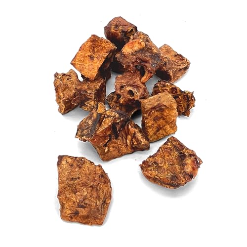 Rinderlungenwürfel für Hunde I 1kg I Rinderlunge getrocknet würfel klein I Trainingsleckerli Hund I fettarm I Leckerlies von Wuffsnacks von WuffSnacks