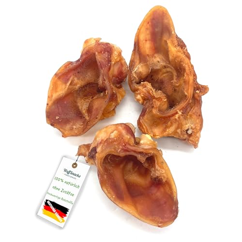 getrocknete Schweineohrmuscheln für Hunde, 2,5kg, 100% Schwein, Kauartikel, Hundefutter, Barf, Leckerli von Wuffsnacks von WuffSnacks