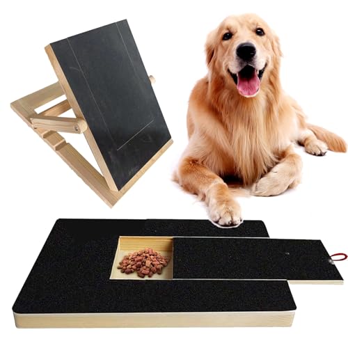 Unzerstörbares Hundespielzeug – 45,7 x 25,4 cm, robuster Katzenkratzbaum für Haustiere mit aggressivem Kauverhalten, Hundespielzeug, Beschäftigung für Haustiere (Mit Ständer) von WuhnaroU