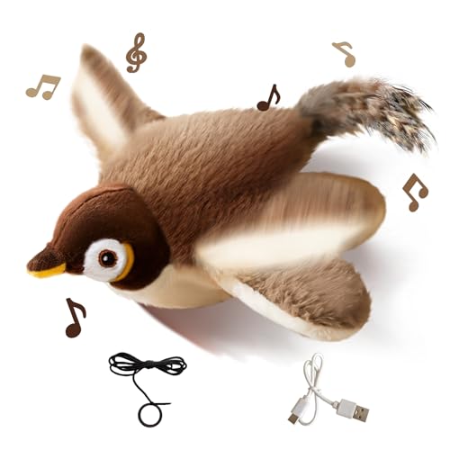 Katzenspielzeug Vogel Elektrisch,Vogelspielzeug Für Katzen,Flying Bird Cat Toy,Fliegender Vogel Spielzeug Für Katzen,Aufladbar Interaktives Katzenspielzeug Vogel,Flapping Bird Cat Toy,Mit Katzenminze Katzenspielzeug Vogel Elektrisch,Vogelspielzeug Für Katzen,Flying Bird Cat Toy,Fliegender Vogel Spielzeug Für Katzen,Aufladbar Interaktives Katzenspielzeug Vogel,Flapping Bird Cat Toy,Mit Katzenminze von Wuiil