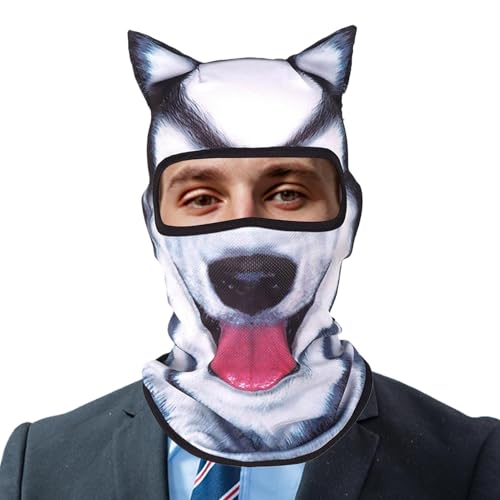 Wuyooprt Animal Masken für Erwachsene, Tiergesichtsbedeckung - Tiergesicht Masque | Winddichte staubdichtere Abdeckung mit Ohren zum Angeln Wuyooprt Animal Masken für Erwachsene, Tiergesichtsbedeckung - Tiergesicht Masque | Winddichte staubdichtere Abdeckung mit Ohren zum Angeln von Wuyooprt