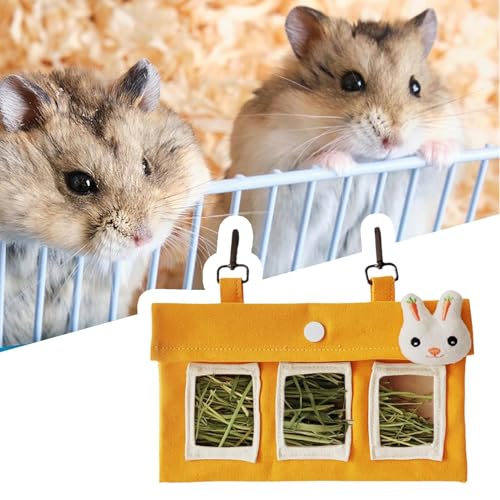 Wuyooprt Heuhalter für Kaninchen, Bunny Hay Feeder | Multi -Löcher Hase Hay Feeder,Small Animal Feeding Supplies, große Kapazität Haustiernahrung Lagerbehälter, Kratzfeste für Chinchillas von Wuyooprt