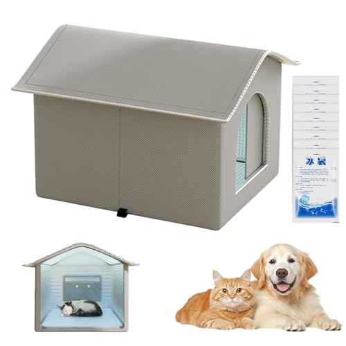 Wuyooprt Isoliertes Katzenhaus für den Außenbereich, kühlendes klimatisiertes Hundehaus, Haustierbetten, Möbel für Umzüge, drinnen und draußen, Welpen, Kätzchen, Kaninchen, Familie, Freunde Wuyooprt Isoliertes Katzenhaus für den Außenbereich, kühlendes klimatisiertes Hundehaus, Haustierbetten, Möbel für Umzüge, drinnen und draußen, Welpen, Kätzchen, Kaninchen, Familie, Freunde von Wuyooprt