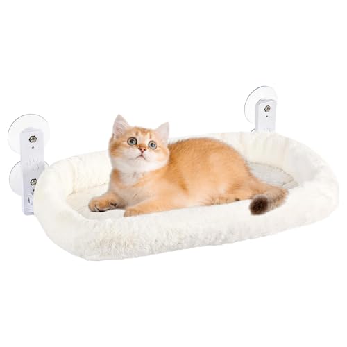 Wuyooprt Katzenbett mit Fenster, Katzen-Hängematte mit starken Saugnäpfen, atmungsaktive Katzenregale, warmes Katzenbett für Haustiere, Katzen, Kätzchen Wuyooprt Katzenbett mit Fenster, Katzen-Hängematte mit starken Saugnäpfen, atmungsaktive Katzenregale, warmes Katzenbett für Haustiere, Katzen, Kätzchen von Wuyooprt