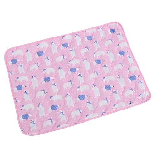 Wuyooprt Kühlkissen für Hunde, Kühlmatte für Welpen, 50 x 40 cm, tragbare Decke für Welpen, Kätzchen, Katzenzubehör, leicht waschbar von Wuyooprt