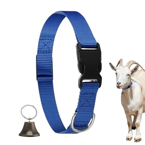 Wuyooprt Ziegen Ausstellungshalsband | Einstellbares Nylon Halsband Mit Klingel Und Robustem Schnellverschluss | Anti Verlust Sicherheitsverschluss Tierzubehör Für Schafe Kühe Kleintiere Auf Dem Wuyooprt Ziegen Ausstellungshalsband | Einstellbares Nylon Halsband Mit Klingel Und Robustem Schnellverschluss | Anti Verlust Sicherheitsverschluss Tierzubehör Für Schafe Kühe Kleintiere Auf Dem von Wuyooprt
