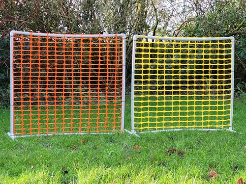 Wuzzmann 2er Set HOOPERS Agility Zaun/FCI-KONFORM/blau/orange/Gate/Gatter/Trennzaun, PVC, NADAC Hoopers von Wuzzmann