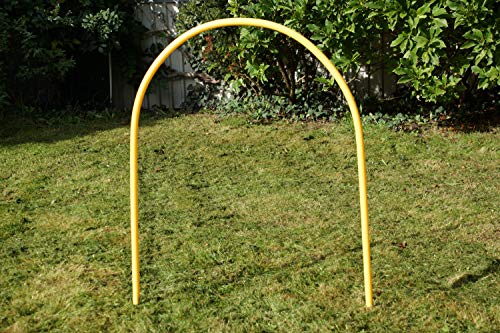 Wuzzmann NADAC Hoopers Bogen/Hoop/Hoops/Fun Hoopers Agility Bogen mit Erdnägeln/PE gelb Wuzzmann NADAC Hoopers Bogen/Hoop/Hoops/Fun Hoopers Agility Bogen mit Erdnägeln/PE gelb von Wuzzmann