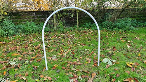 Wuzzmann NADAC Hoopers Bogen/Hoop/Hoops/Fun Hoopers Agility Bogen mit Erdnägeln/PVC weiß/grau Wuzzmann NADAC Hoopers Bogen/Hoop/Hoops/Fun Hoopers Agility Bogen mit Erdnägeln/PVC weiß/grau von Wuzzmann