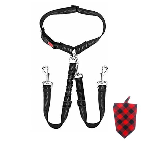 Auto-Sicherheitsgurt für Hunde, verstellbar, Nylon, Haustier-Sicherheitsgurt mit Dreieckstuch für Haustiere, Reisen, Auto-Sicherheitsgurte für Hunde, Katzen, Kaninchen und andere Haustiere (Stil 2) Auto-Sicherheitsgurt für Hunde, verstellbar, Nylon, Haustier-Sicherheitsgurt mit Dreieckstuch für Haustiere, Reisen, Auto-Sicherheitsgurte für Hunde, Katzen, Kaninchen und andere Haustiere (Stil 2) von Wvkzuc