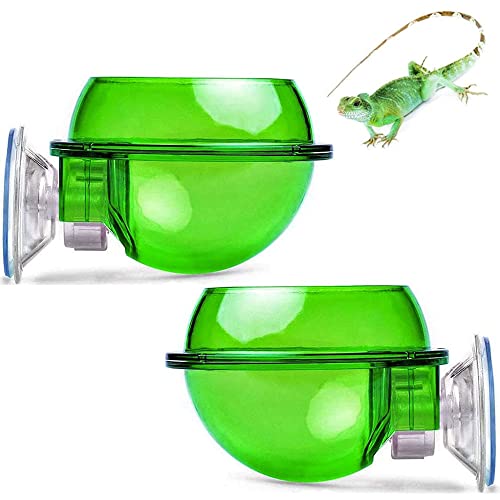 2 Stück Reptile Futternapf, Reptilien Saugnapf, Saugnapf Reptile Feeder, Wassernapf für Reptilien, Reptilienfutterschale, Anti-Escape-Futterspender, für Eidechse, Chamäleon, Skorpion, Gecko, Leguan 2 Stück Reptile Futternapf, Reptilien Saugnapf, Saugnapf Reptile Feeder, Wassernapf für Reptilien, Reptilienfutterschale, Anti-Escape-Futterspender, für Eidechse, Chamäleon, Skorpion, Gecko, Leguan von Wwmstlkx