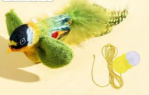 WwuHua 2 Stück Katzenspielzeug Interaktiv, Hängende Türrahmen Elastische Katzenspielzeug Vogel Lebensechtes Schnepfe Zwitschern, Fliegender Vogel für Katzen für Gegen Langeweile WwuHua 2 Stück Katzenspielzeug Interaktiv, Hängende Türrahmen Elastische Katzenspielzeug Vogel Lebensechtes Schnepfe Zwitschern, Fliegender Vogel für Katzen für Gegen Langeweile von WwuHua