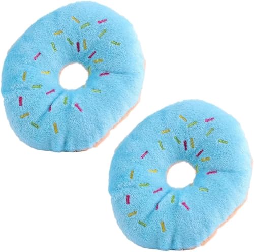 Wyjuan Hundespielzeug in Donut-Form, Plüsch-Spielzeug, niedliches Quietschgeräusch-Spielzeug für Haustiere, Kauspielzeug, quietschendes Hundespielzeug, Kauschutz, Hundespielzeug, Kauschutz Wyjuan Hundespielzeug in Donut-Form, Plüsch-Spielzeug, niedliches Quietschgeräusch-Spielzeug für Haustiere, Kauspielzeug, quietschendes Hundespielzeug, Kauschutz, Hundespielzeug, Kauschutz von Wyjuan