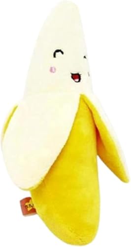 Wyjuan Quietschendes Plüschspielzeug für Welpen, niedliches Bananen-Stil, lustiges Kauspielzeug für kleine Tiere, nützliches und schönes Quietschspielzeug für Hunde, 1 Stück Wyjuan Quietschendes Plüschspielzeug für Welpen, niedliches Bananen-Stil, lustiges Kauspielzeug für kleine Tiere, nützliches und schönes Quietschspielzeug für Hunde, 1 Stück von Wyjuan
