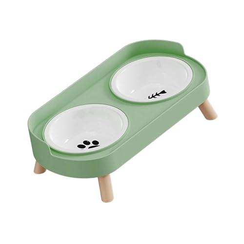 Doppelschüssel Keramik Haustier Feeder Für Hundekatzen Kratzfest Leicht Zu Reinigen Fütterungsgerichte Mit Erhöhtem Design Haustiernahrung Und Wasserschale Doppelschüssel Keramik Haustier Feeder Für Hundekatzen Kratzfest Leicht Zu Reinigen Fütterungsgerichte Mit Erhöhtem Design Haustiernahrung Und Wasserschale von Wynrzyj