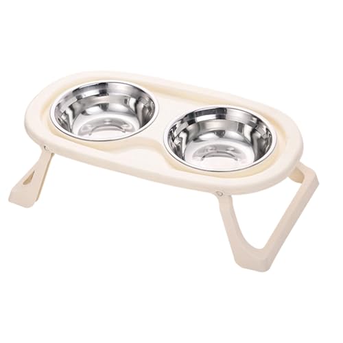 Ergonomische Hundeschalen Mit Doppelschüssel Spritzer Splash Proof Gericht Für Gesunde Ernährung Pastellfarbe Nicht Überrutsch Katzen Futterschale von Wynrzyj