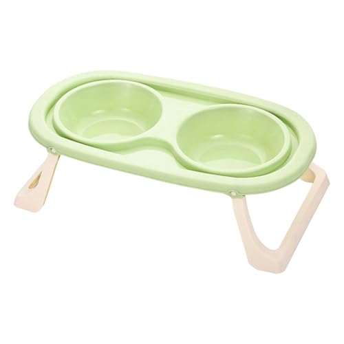 Ergonomische Hundeschalen Mit Doppelschüssel Spritzer Splash Proof Gericht Für Gesunde Ernährung Pastellfarbe Nicht Überrutsch Katzen Futterschale von Wynrzyj