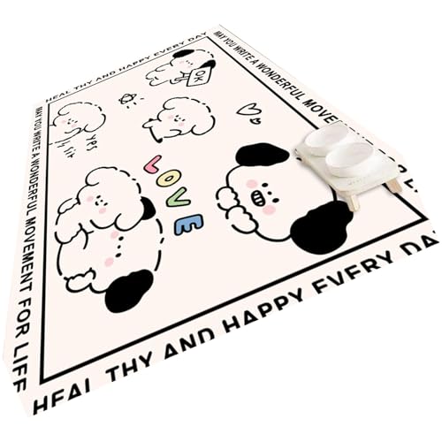 Haustierfreundliche PVC Bodenmatte wasserdichte Oberflächen Stabiler Konstruktion Nicht Slip Pad Für Hundewelpen Innenräume Outdoor Versorgung Kratzfester Haustierbodenschutzschutz von Wynrzyj