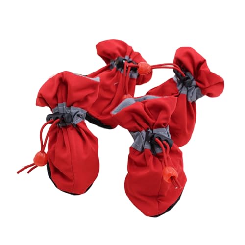 Wynrzyj Hundefüße Bedecken Schutzschuhe Für Haustier Mit Verstellbaren Dachzugschuhen Hunde Dicke Griffstiefel Hundebotenschutzschutz Wynrzyj Hundefüße Bedecken Schutzschuhe Für Haustier Mit Verstellbaren Dachzugschuhen Hunde Dicke Griffstiefel Hundebotenschutzschutz von Wynrzyj