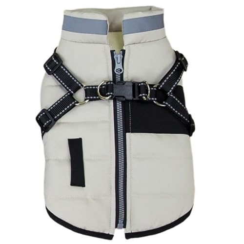 Pelzige Winterweste Für Hundekleidung Dicke Fleece Mantel Welpenkatzen Kleine Hunde Urlaub Party Streetwear Outfits Verstellbarer Hundegierigkeit von Wynrzyj