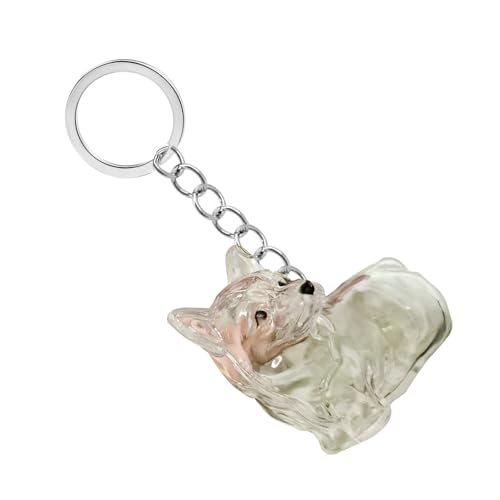 Wynrzyj Klare Miniaturhundpelze Keepsakes Fall Schlüsselbund Anhänger Haarsammler Schlüsselring Pet Memory Preservations Zubehör Pet Hair Collector Wynrzyj Klare Miniaturhundpelze Keepsakes Fall Schlüsselbund Anhänger Haarsammler Schlüsselring Pet Memory Preservations Zubehör Pet Hair Collector von Wynrzyj