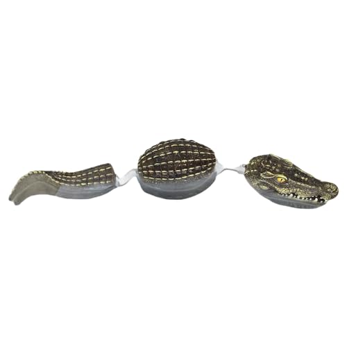 Wynrzyj Realistische Schwebende Krokodilianische Teichdekorationspool Float Decoy Für Gartenpool Wasser Feature Harzschmuck wasserdichte Gartendekoration von Wynrzyj