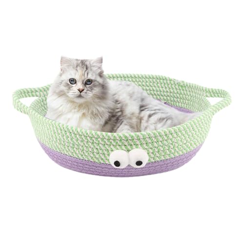 Wyttuubv Handgewebtes Katzenbett, gewebter Katzenbettkorb,Katzenkorbbett Weben Haustierbett | Handgefertigtes Schlafhaus für Hauskatzen, Welpen, Kaninchen – Four Seasons Comfort Wyttuubv Handgewebtes Katzenbett, gewebter Katzenbettkorb,Katzenkorbbett Weben Haustierbett | Handgefertigtes Schlafhaus für Hauskatzen, Welpen, Kaninchen – Four Seasons Comfort von Wyttuubv