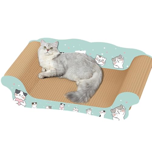 Wyttuubv Katzenkratzsofa, Katzenkratzbett, Kratzunterlage für Katzen, Katzenkratzer für Hauskatzen, Lounge-Couch, Katzenkratzbett, verhindert Möbelschäden Wyttuubv Katzenkratzsofa, Katzenkratzbett, Kratzunterlage für Katzen, Katzenkratzer für Hauskatzen, Lounge-Couch, Katzenkratzbett, verhindert Möbelschäden von Wyttuubv