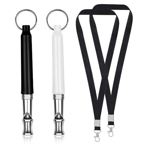 Wzhtuzi Hundepfeife, 2 Stück Hundepfeife Hochfrequenz Lautlos, Professionelle Hundepfeife Rütter Rückruf mit Lanyard, Anti Bell Pfeifen Nicht Hörbar, Rückruf Hundetrainingspfeife für Hundeausbildung Wzhtuzi Hundepfeife, 2 Stück Hundepfeife Hochfrequenz Lautlos, Professionelle Hundepfeife Rütter Rückruf mit Lanyard, Anti Bell Pfeifen Nicht Hörbar, Rückruf Hundetrainingspfeife für Hundeausbildung von Wzhtuzi